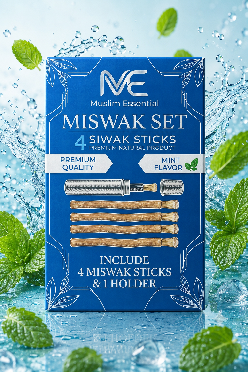 Premium Natural Miswak Sticks Set