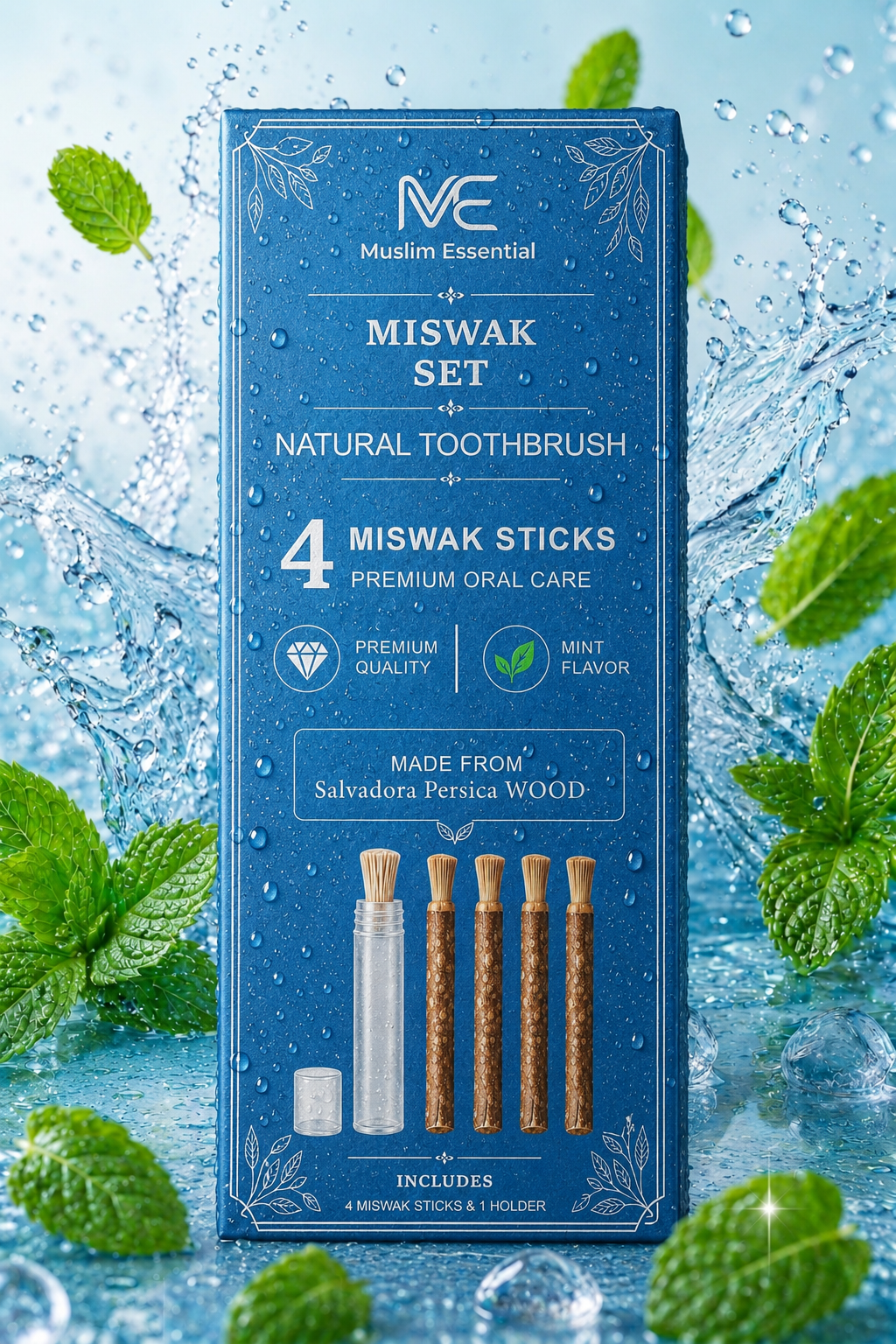 Premium Natural Miswak Sticks Set